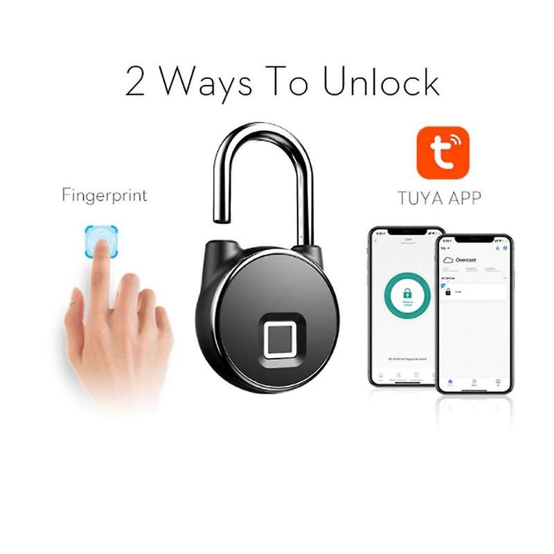 Fingerprint+Tuya App Home Dormitory Warehouse Door Anti-Theft Electronic Lock Smart Home Fingerprint