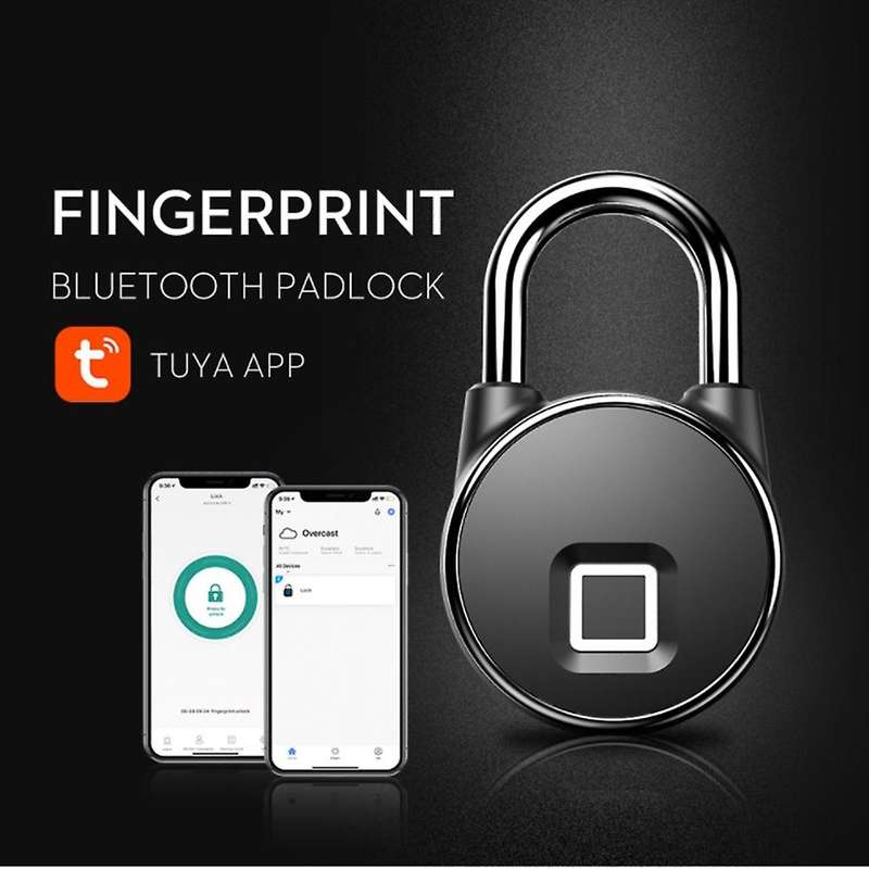 Fingerprint+Tuya App Home Dormitory Warehouse Door Anti-Theft Electronic Lock Smart Home Fingerprint