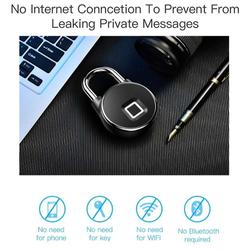 Fingerprint+Tuya App Home Dormitory Warehouse Door Anti-Theft Electronic Lock Smart Home Fingerprint