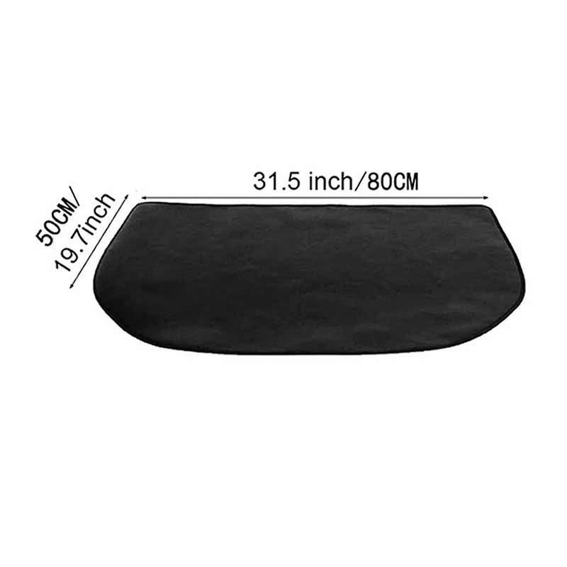 Fire Retardant Fiberglass Rug Durable Fireproof Protective Hearth Rug Indoor Fireplace Area Rugs Mat