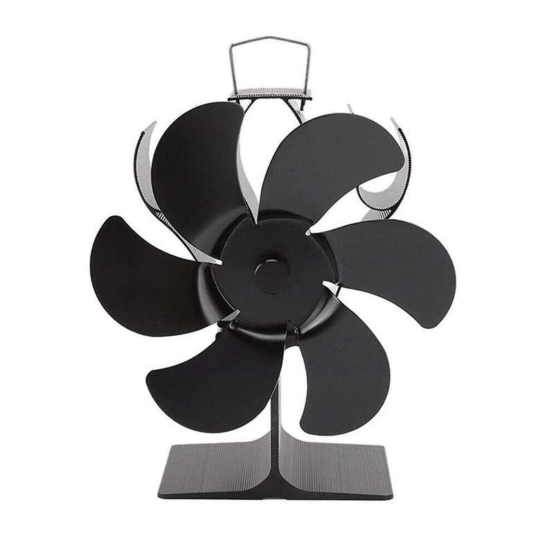 Fireplace Fan,6 Blades Stove Fan,powerless Quiet Operation,heat-powered Fan,fireplace Fan without El