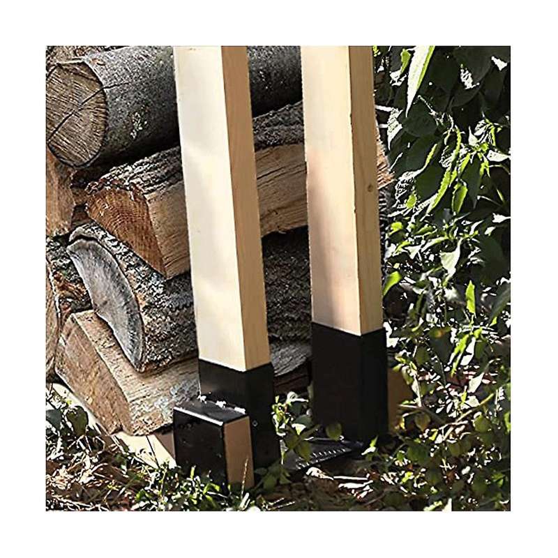 Firewood Log Rack Bracket Kit - Adjustable to Any Length - Closed-End Design - 2 Pieces of Brackets