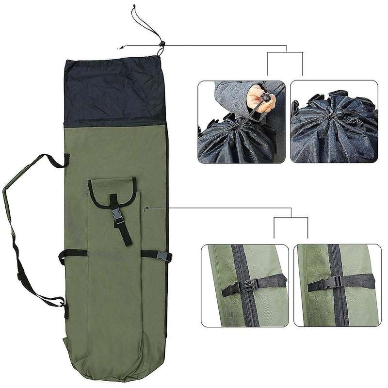 Fishing Bags Portable Multifunction Nylon Fishing Rod Storage Case Canvas Reel Organizer Travel Carr