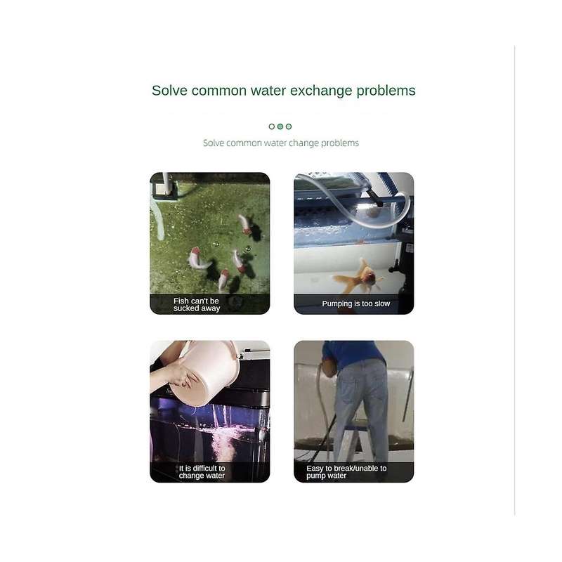 Fish Tank Water Cleaning Tools Pumping Water Cleaning Air Pump Cleaning Accessorie