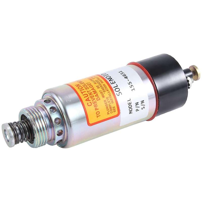 Fit for 155-4651 1554651 3126 Fuel Shut Off 12 Volt Solenoid Valve