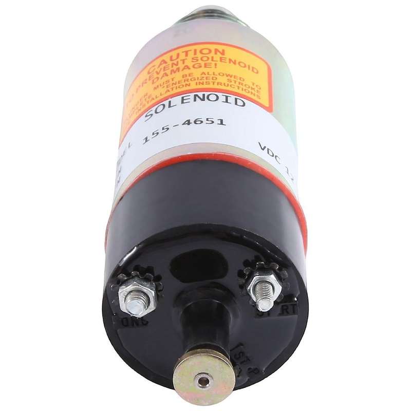 Fit for 155-4651 1554651 3126 Fuel Shut Off 12 Volt Solenoid Valve