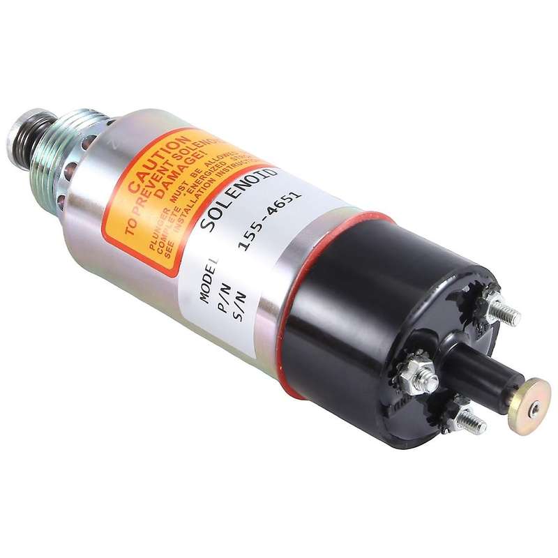 Fit for 155-4651 1554651 3126 Fuel Shut Off 12 Volt Solenoid Valve