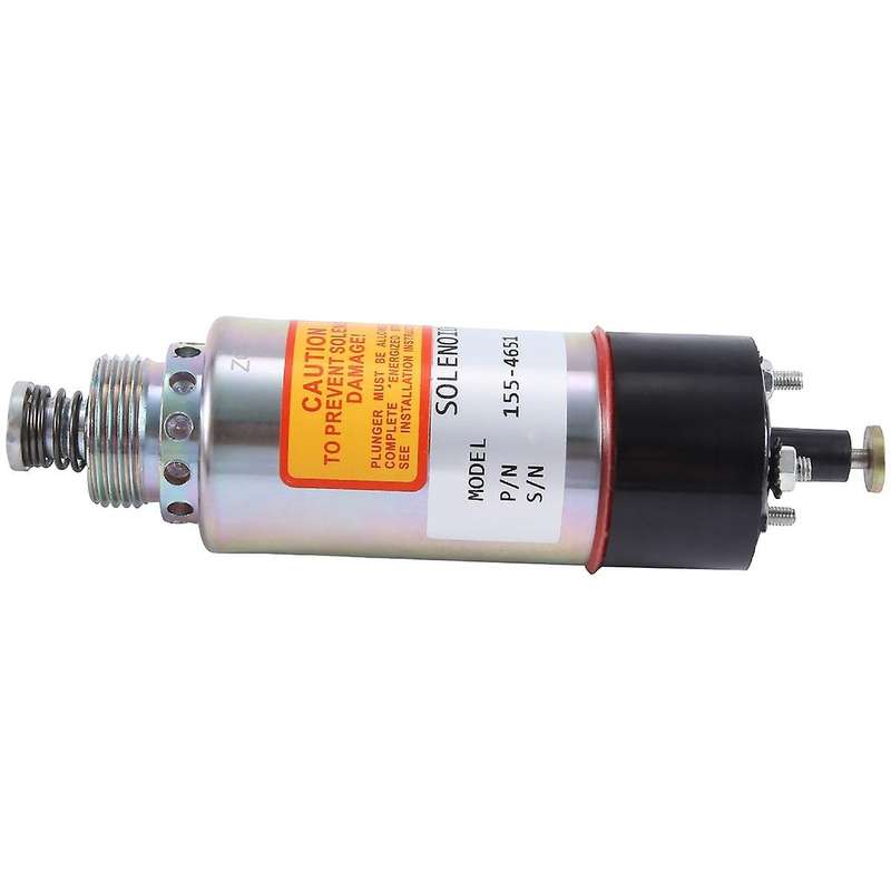 Fit for 155-4651 1554651 3126 Fuel Shut Off 12 Volt Solenoid Valve