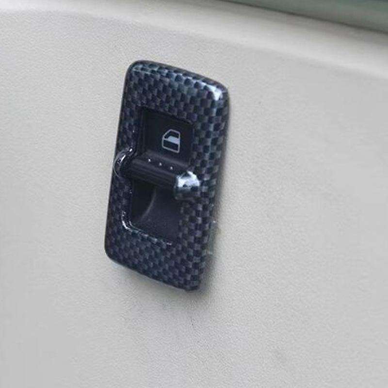 Fit for 2003-2010 3PCS ABS Car Door Trim Panel Pull Handle Window Switch Button Frame Styling Cover