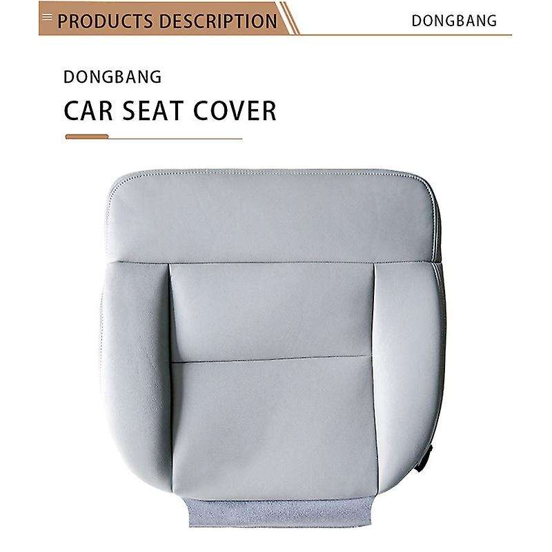 Fit for 2004-2008 Replacement Driver Side Bottom Leather Seat Cover Cushion Cover Black