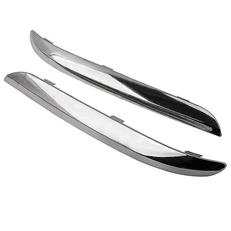 Fit for 2011-2014 300 Front Bumper Molding Chrome Trim Set LH & RH