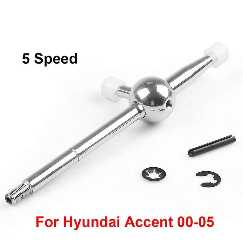 Fit for Accent 00-05 5-Speed Manual/Standard Chrome Short Shifter Manual