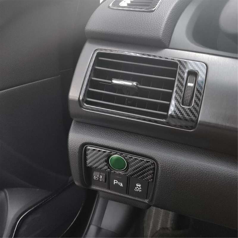 Fit for Accord 2013-2017 Carbon Fiber Button Panel Cover