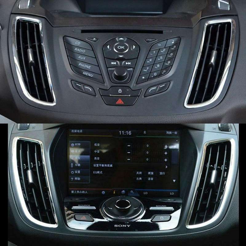 Fit for Escape 13- 2018 Front Air Vent Outlet Cover Trim Frame Bezel
