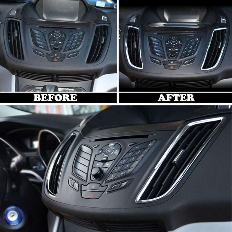 Fit for Escape 13- 2018 Front Air Vent Outlet Cover Trim Frame Bezel