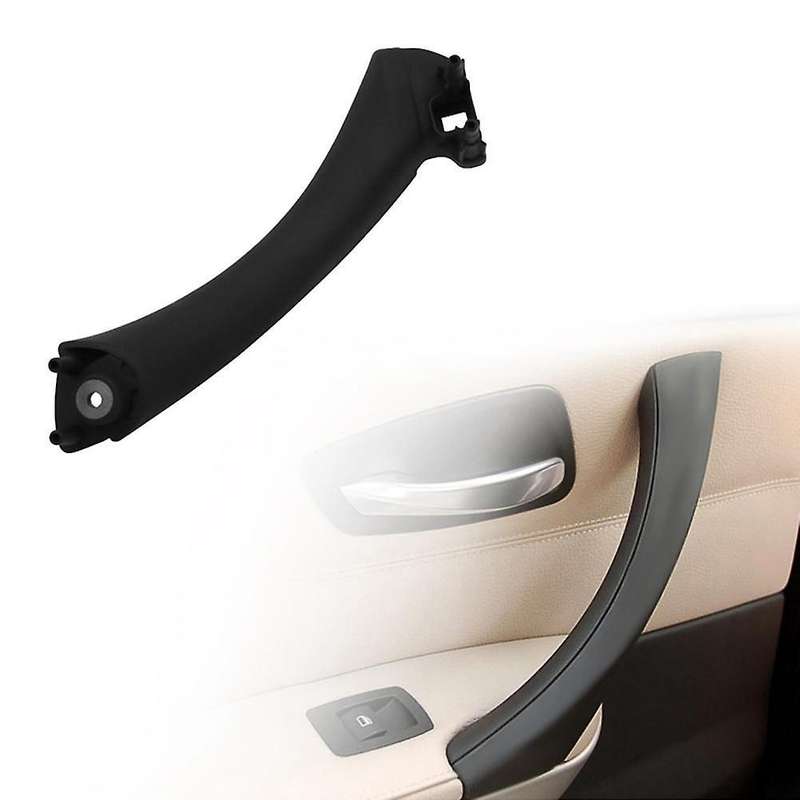 Fit for E90 3-series Car Sedan Inner Door Panel Handle Pull Trim Cover Left Side Black