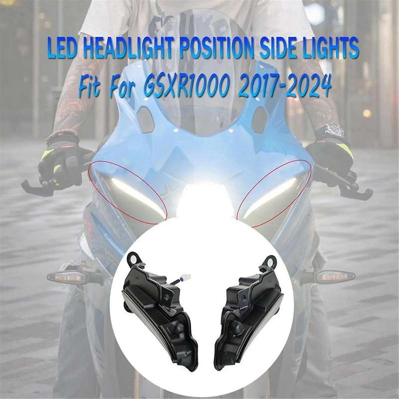 Fit for GSXR1000 GSXR 1000 2017 - 2023 Car LED Front Headlight Fog Decorative Side Light L7 L8 L9 L