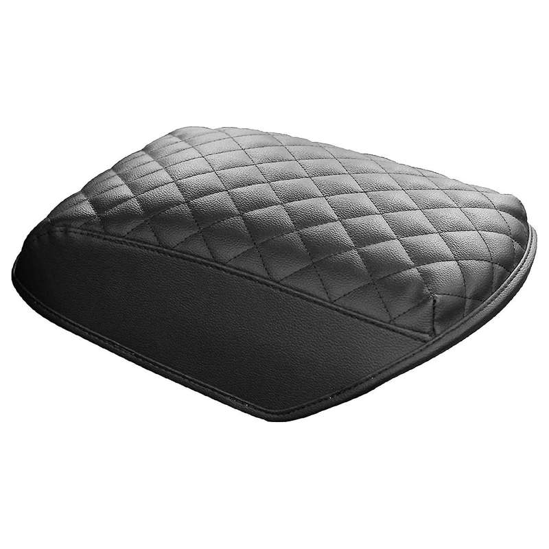 Fits for 2011-2019 Explorer Leather Center Console Lid Armrest Cover Black Car Interior