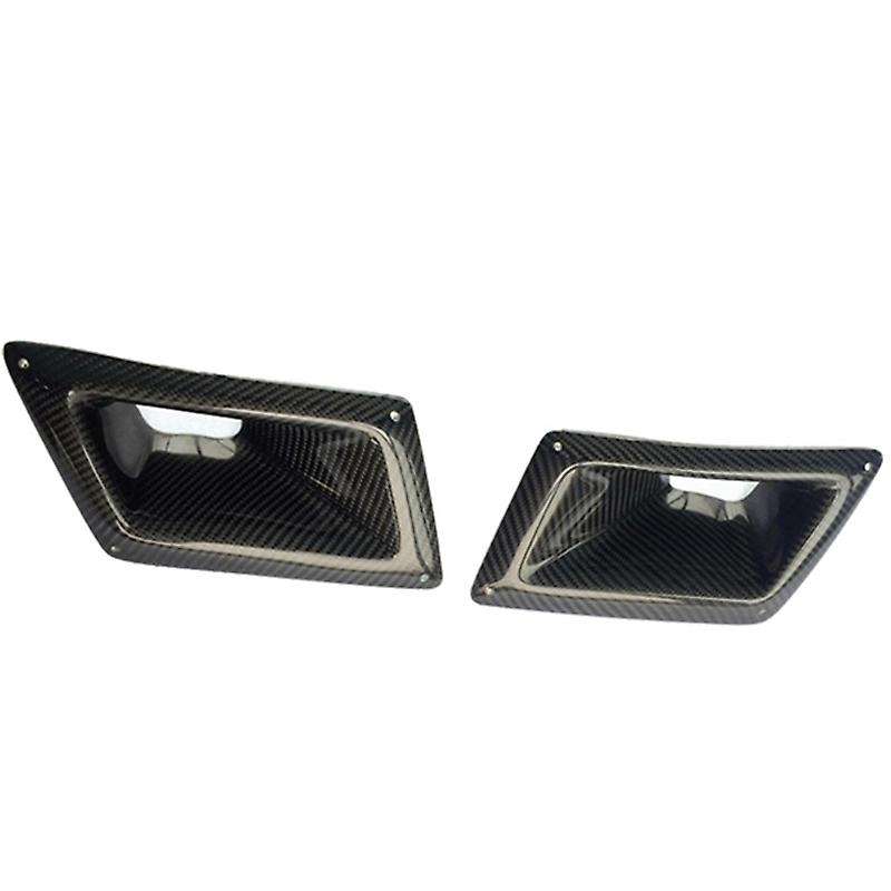 Fits for 2003-2009 350Z Z33 Left + Right Carbon Fiber Bumper Air Duct Intake Vent Covers