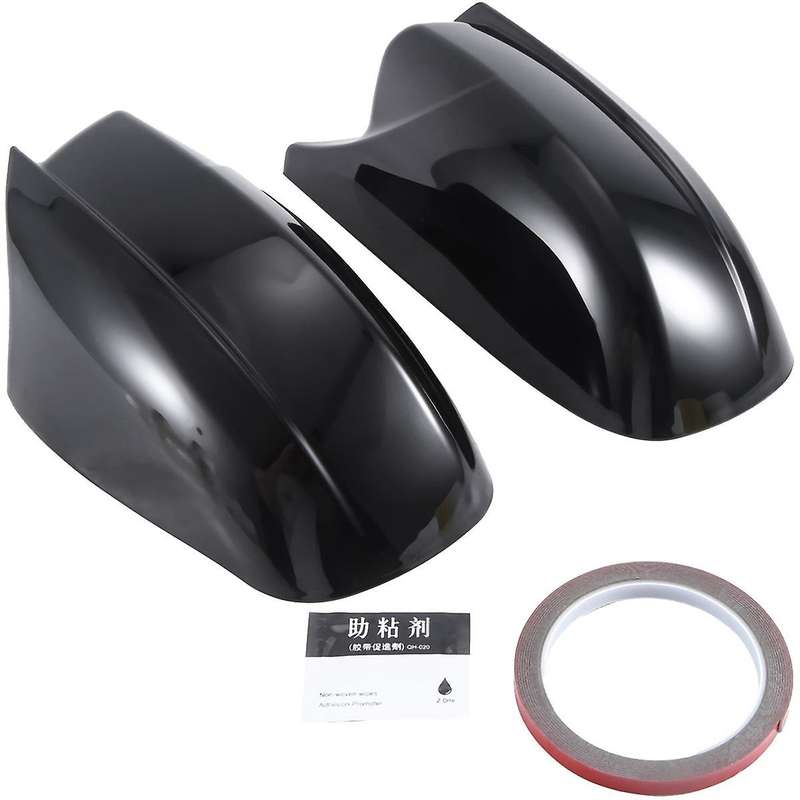 Fits for 2011-2023 Charger M Style Glossy Black Rear View Side Mirror Cover Cap