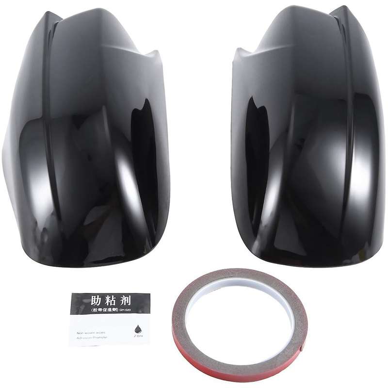 Fits for 2011-2023 Charger M Style Glossy Black Rear View Side Mirror Cover Cap