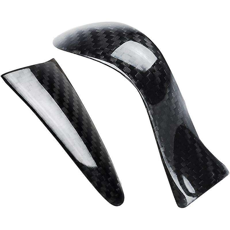 Fits for 2014-2017 Q50 Carbon Fiber Steering Wheel Center Trim+ Shift Knob Cover