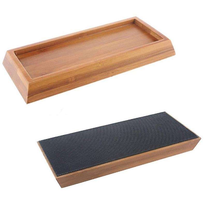 Fixed Desktop Chef Durable Cutter Sharpener Non Slip Base Home Silicone Whetstone Sharpening Stone B