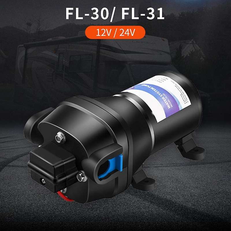 FL-30 Diaphragm Self-Priming Supercharged Pump Small DC Quiet Supercharged RV Pump 12V