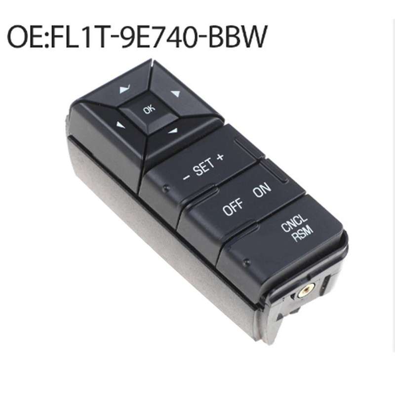 FL1T-9E740-BBW Car Multifunction Steering Wheel Cruise Control Switch Volume Button for Expedition 2