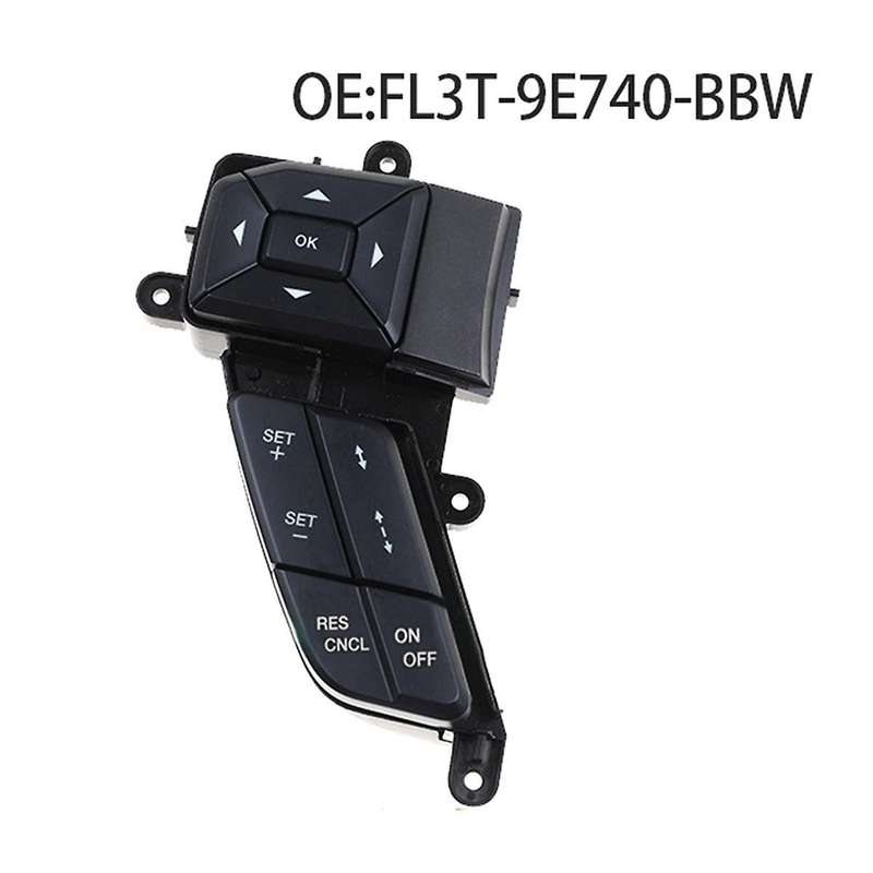FL3T-9E740-BBW for F250 2015-2018 Steering Wheel Switch Button Cruise Control Switch FL3T9E740BBW