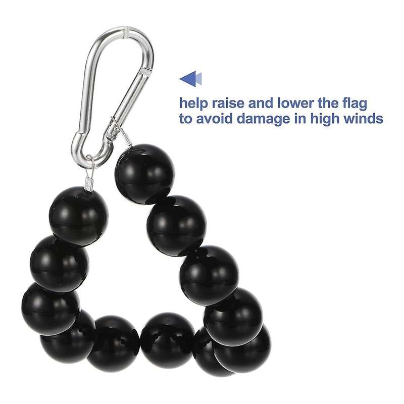 Flagpole Retainer Ring Flag Pole Accessories, Flag Beaded Mount Ring Keep Flag Close to Pole Weight