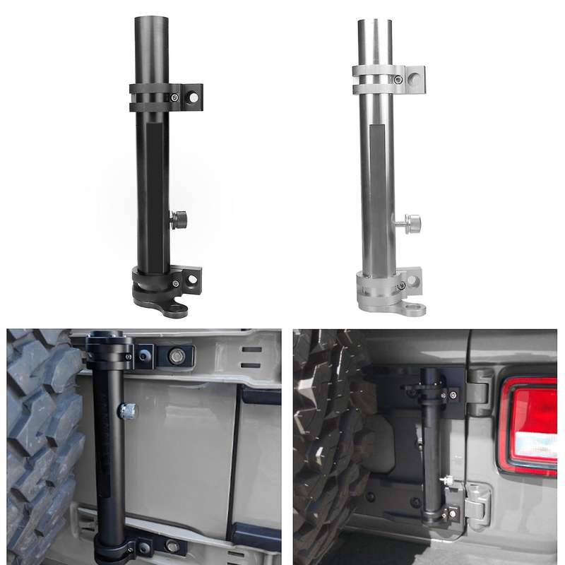 Flagpole Bracket Flag Pole Holder for Wrangler TJ JK JL 1997-2019 JT 2020 Car External Accessories B
