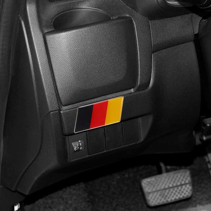 Flag Emblem Sticker Front Grille Bumper for Car