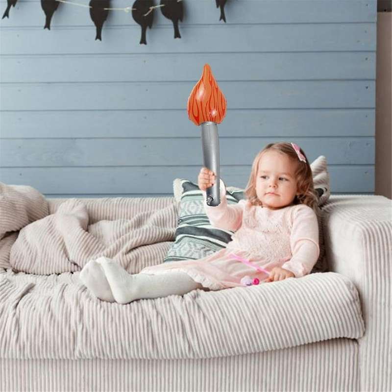 Flame Toy - Inflatable Torch Flame Toy, Fake Torch, Fun Inflatable Torch Toy