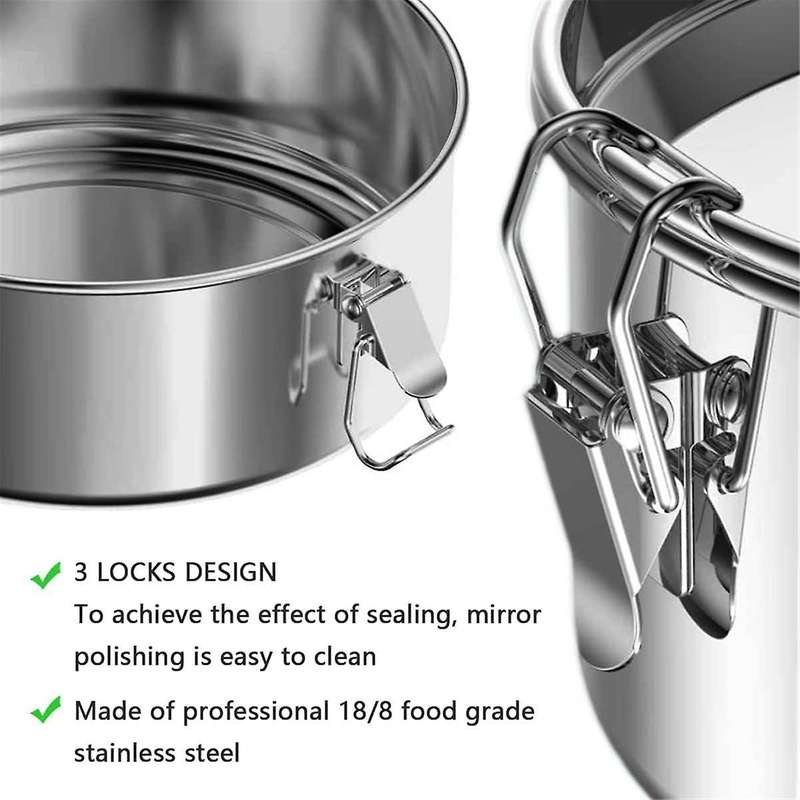Flan Pan Mold 2.3 Qt , Stainless Steel Flan Mold with Lid - Flan Maker- Flan Maker