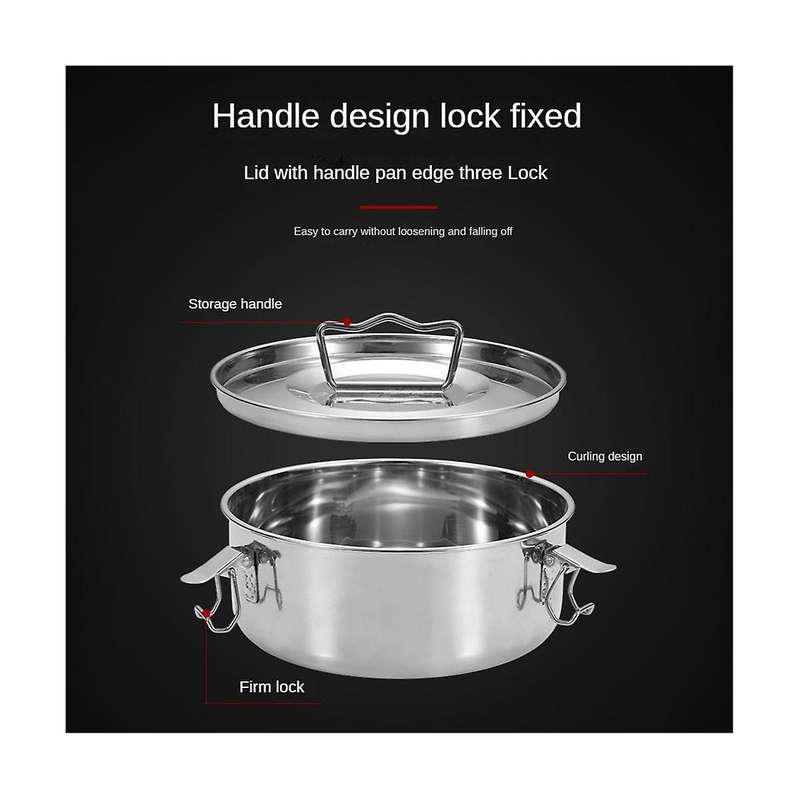 Flan Pan Flanera Mold, Stainless Steel Flan Mold with Lid - Flan Maker for 6 Quart Pot