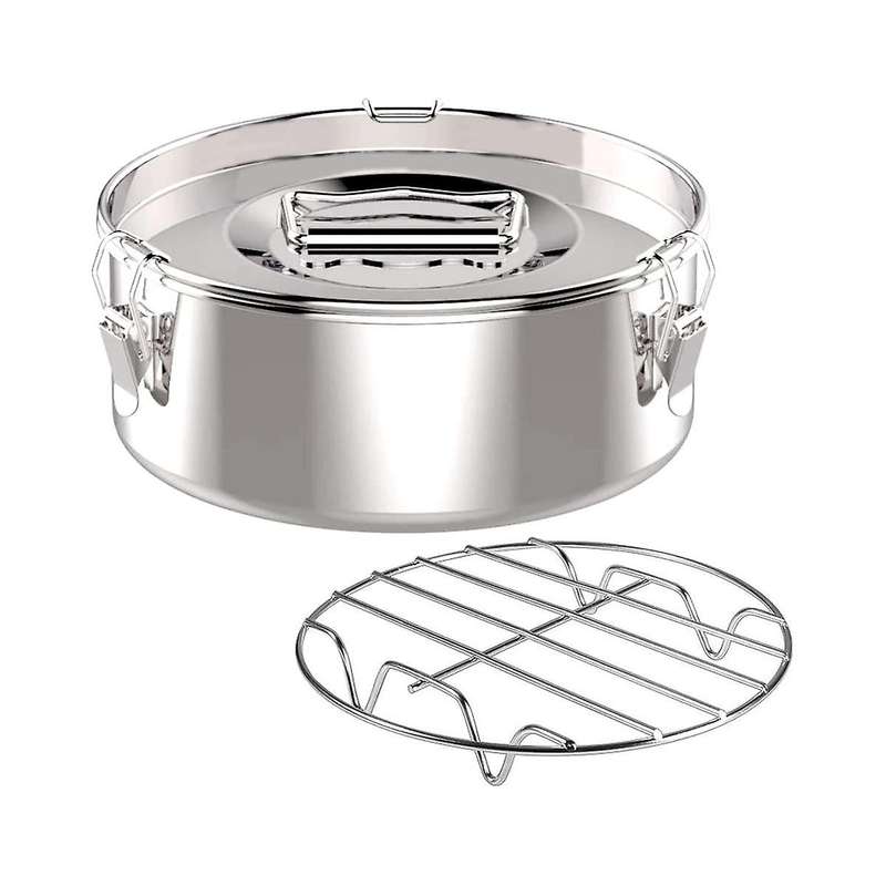 Flan Pan Flanera Mold, Stainless Steel Flan Mold with Lid - Flan Maker for 6 Quart Pot