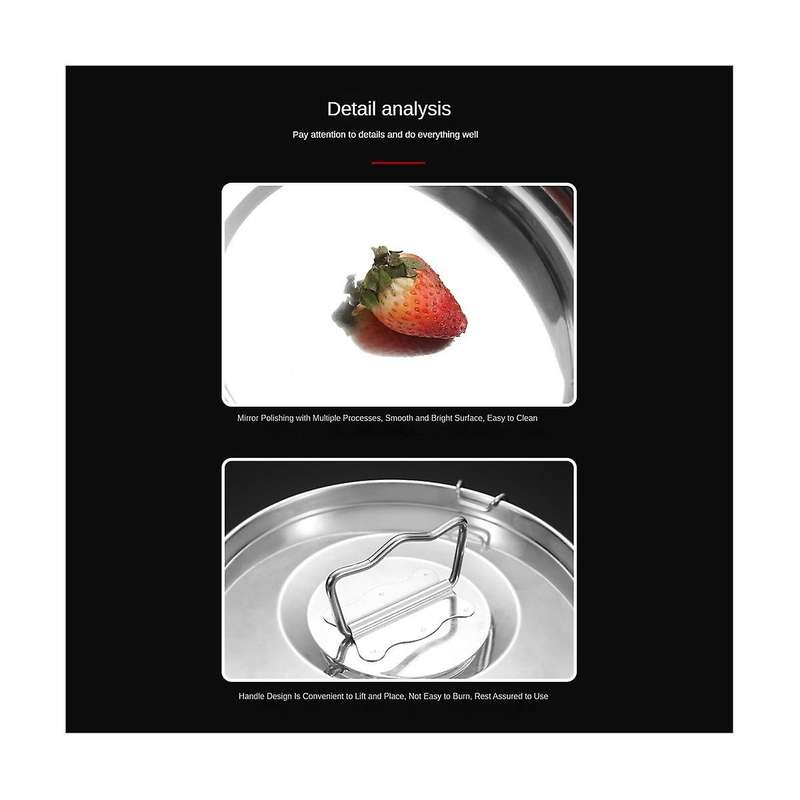 Flan Pan Flanera Mold, Stainless Steel Flan Mold with Lid - Flan Maker for 6 Quart Pot