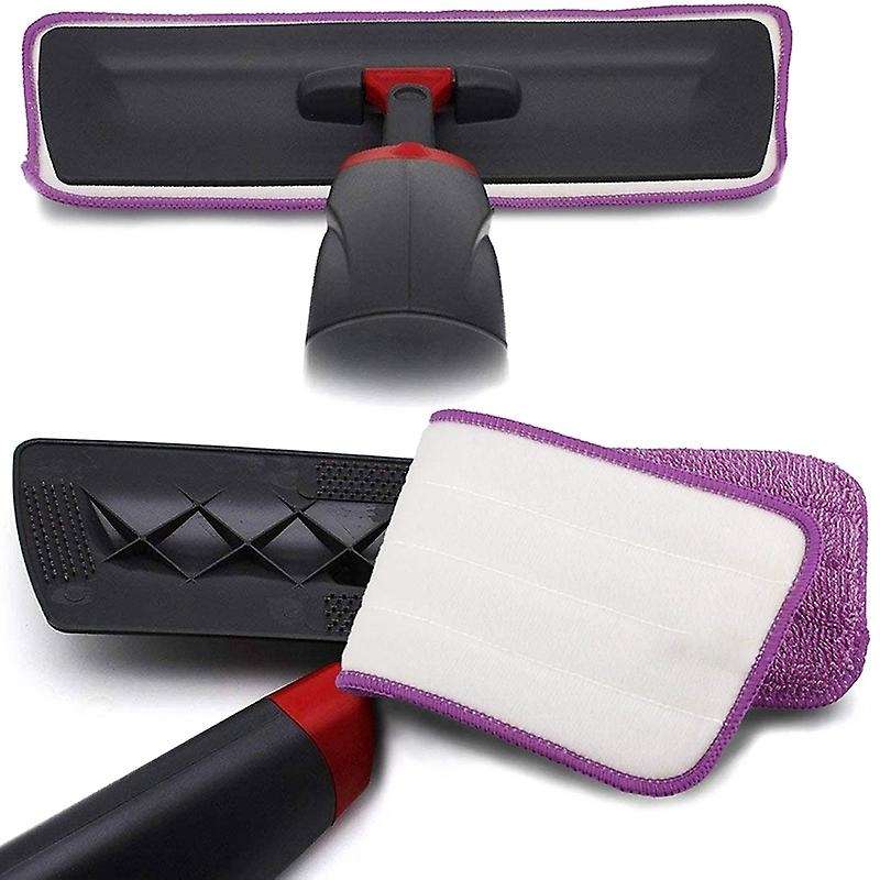 Flat Mop Heads 6 Pcs Microfibre Mop Pads 42cm x 14cm Spray Mop Refill Replacement Pads Mop Head Cov