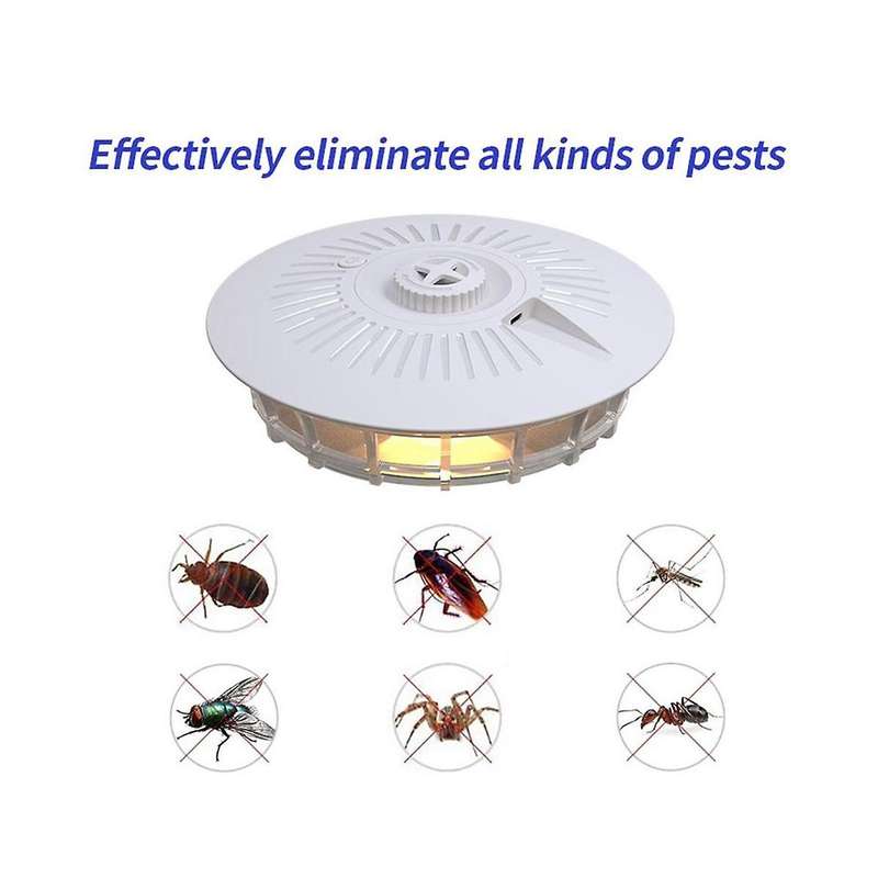 Fleas Trap Sticky Dome Bedbug Get Rid Fleas Trap Multifunctional Adjustable Trapping Lamp Catcher F