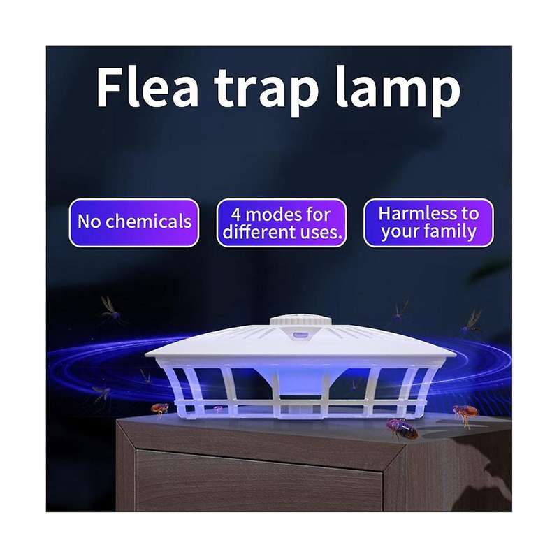 Fleas Trap Sticky Dome Bedbug Get Rid Fleas Trap Multifunctional Adjustable Trapping Lamp Catcher F