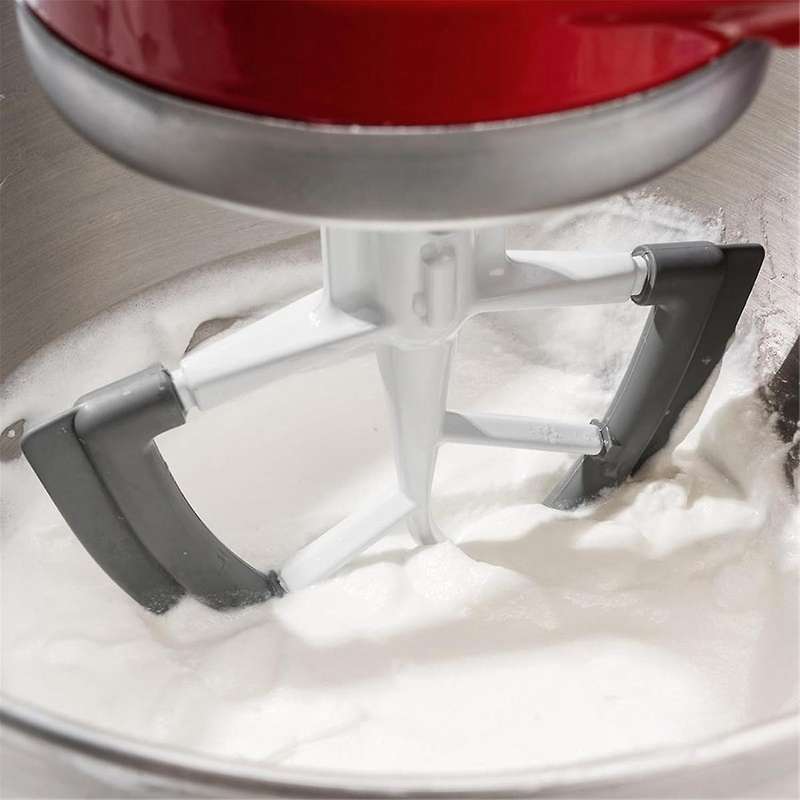 Flex Edge Beater for Mixer 4.5-5 Quart Tilt-head, Paddle Attachment Mixer with Silicone Edges Bowl S