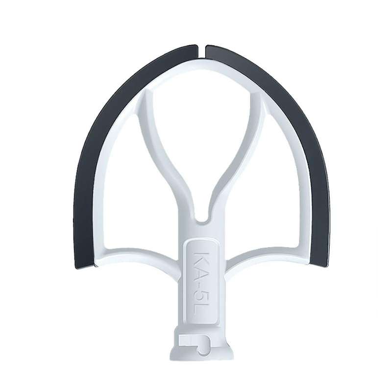Flexible Edge Beater for 5 Quart Bowl Stand Mixer Attachment Flat Beater Paddle with Silicone Edges