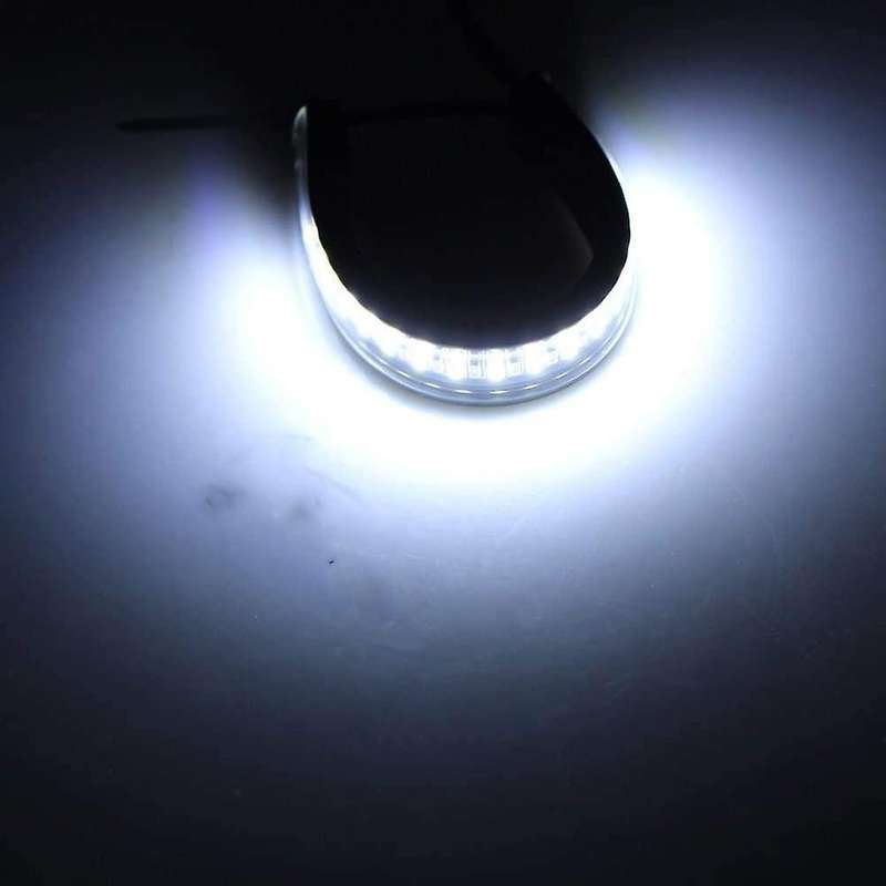 Flexible Switchback -Color White & Amber Motorcycle LED Fork Turn Signal DRL Daytime Running Light W