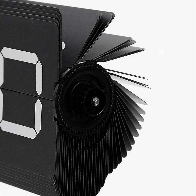 Flip Desk Clock Auto Flip Wall Mount Clock Flip Clock Decoration for Home Office School Hotel