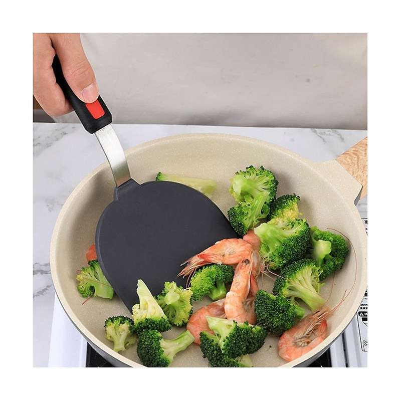 Flexible Silicone Spatula Turner, 600f Heat Resistant Silicone Spatula Set for Cookware