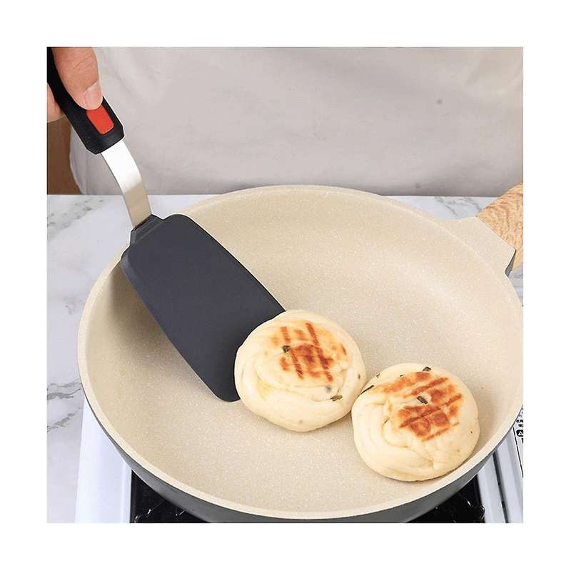 Flexible Silicone Spatula Turner, 600f Heat Resistant Silicone Spatula Set for Cookware