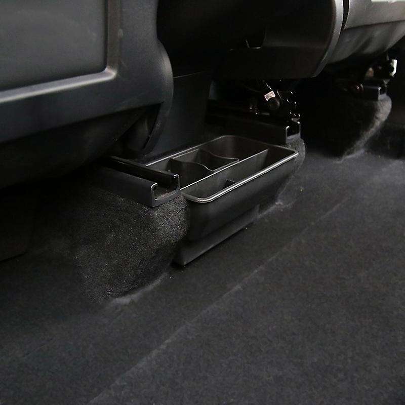 Flocking Rear Seat Storage Box Car Modification Rear Central Organizer Box for Model Y 2021