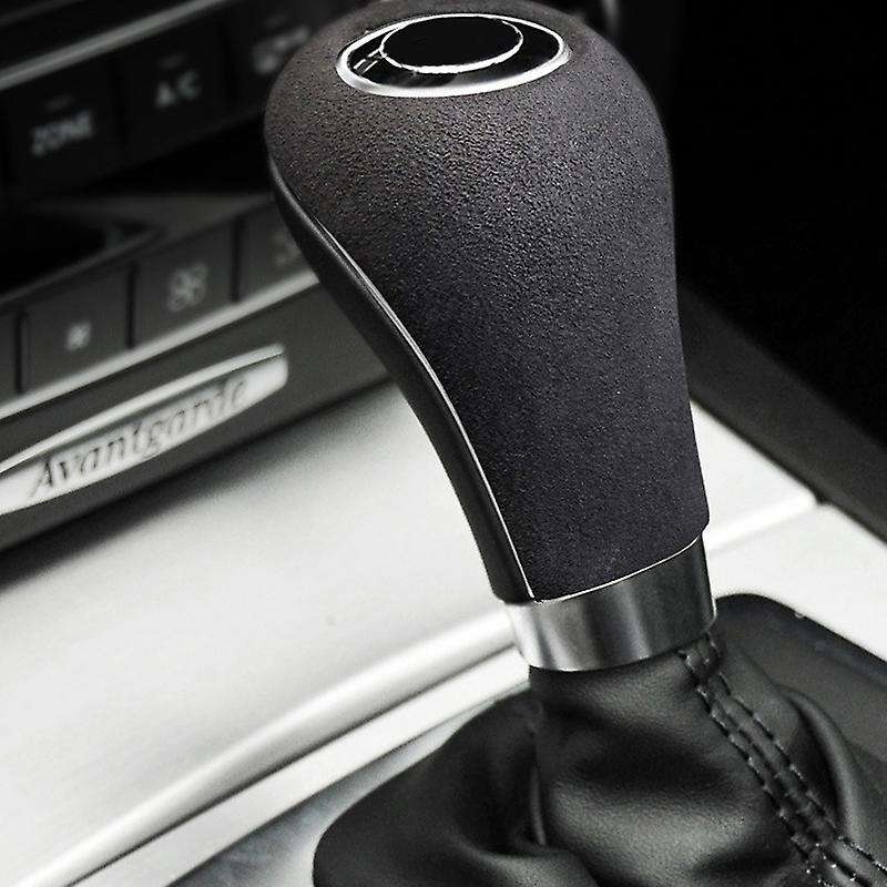 Flocking Gear Shift Knob Cover Trim Gear Shift Head Decoration for - W204 W212 a C E G GLS Class Bla