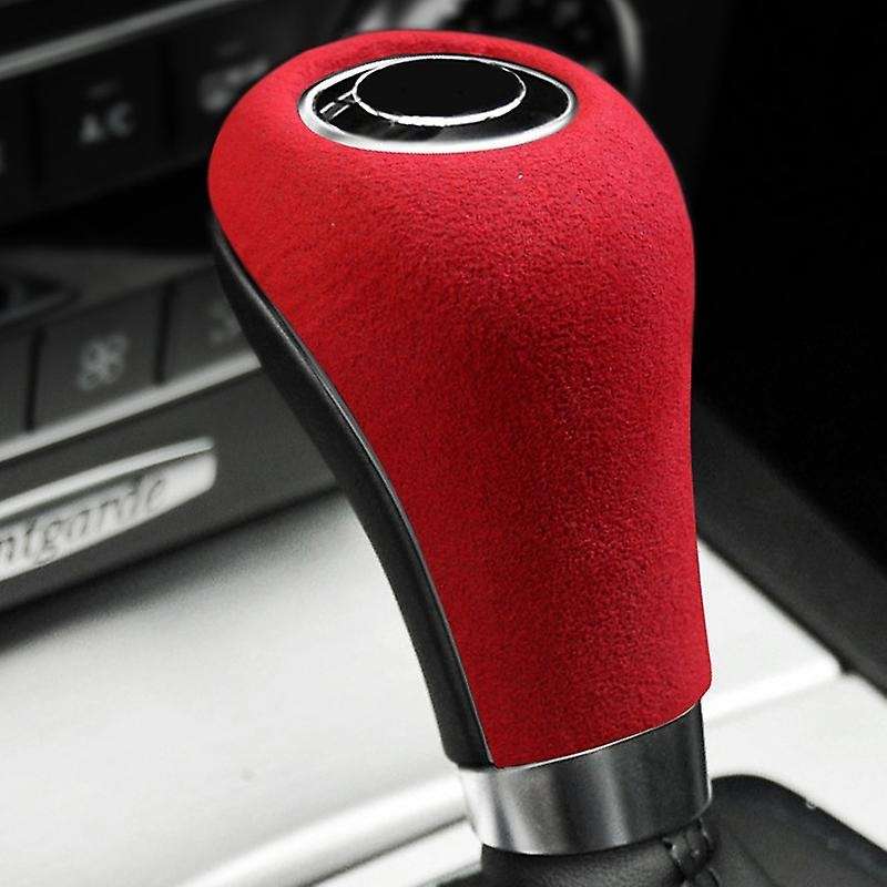 Flocking Gear Shift Knob Cover Trim Gear Shift Head Decoration for - W204 W212 a C E G GLS Class Bla